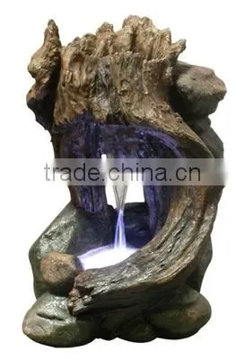 Rainforest Waterfall Tabletop Fountain With LED Lights photo-2