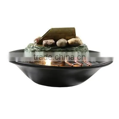 Soothing Balance Slate Tabletop Water Fountain With LED Light photo-5