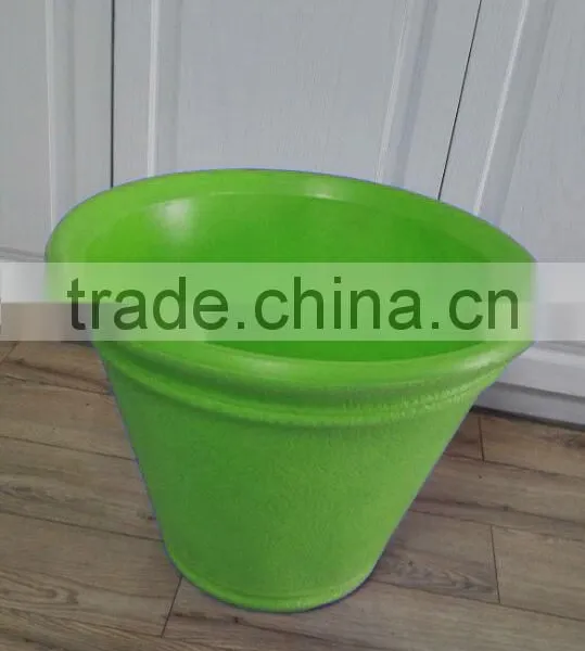 Big Size Colorful Flower Pot PE Material Gardon Pots photo-4