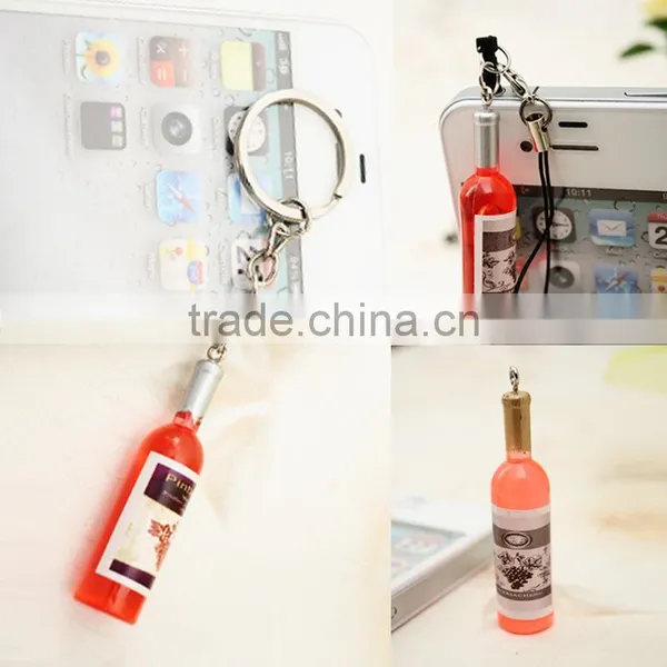 Cheap Lovely Wine Bottle Key Chain photo-6