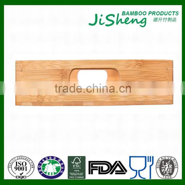 Eco-friendly Top Quality Bamboo Food Serving Tray With Handles photo-5