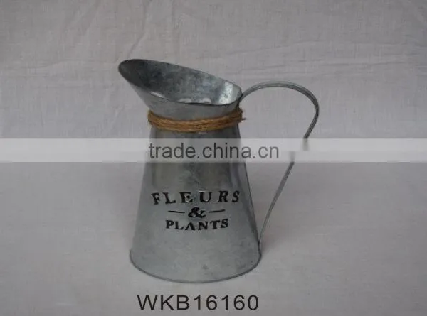 Rustic Vintage Style Handmade Metal Garden Flower Pot Excellent Quality photo-6