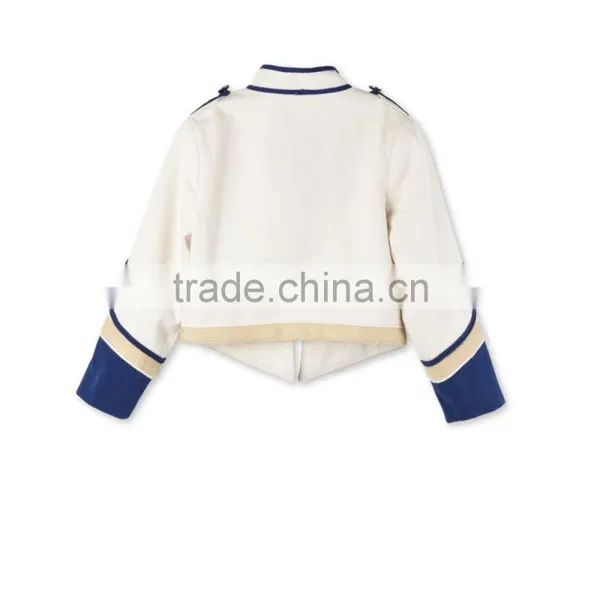 White Tone Embroidery Military Style Kids Army Jackets Kids Garments Children's Wear HSc5177 photo-4