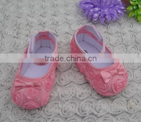 Wholesale Baby Rosette Shoes Cute Newborn Baby Shoes in Bulk Baby First Walker Shoes photo-5
