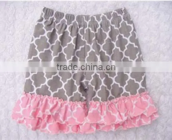 2016 China Yiwu Product and Wholesale and EXW Price Cotton Shorts With Rufffle for Baby Kids for Summer and Sport Wearing photo-6