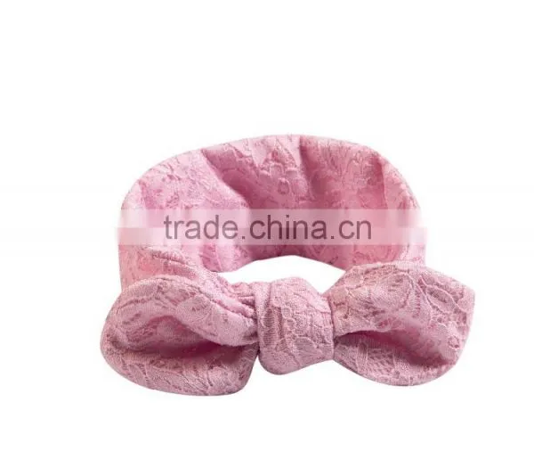 Wholesale 2016 New Fashion Baby Girls Lace Bow Headband Baby Hair Band photo-3