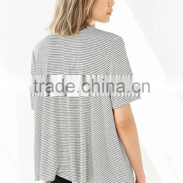 Cheap Promotion Women Fashion Tee Longline Tee photo-4