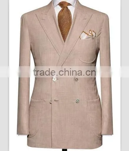 Tailor Made Customized Men Single Breasted Suit Double Breasted Coat Pant Blazer Suit photo-4
