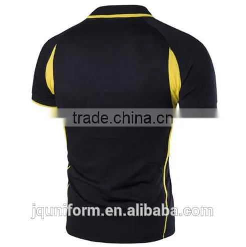 2016 New Mens Short Sleeve Cotton Blend Sport T-Shirts Men Polo t Shirts Sports Jerseys Golf Tennis Undershirts photo-3