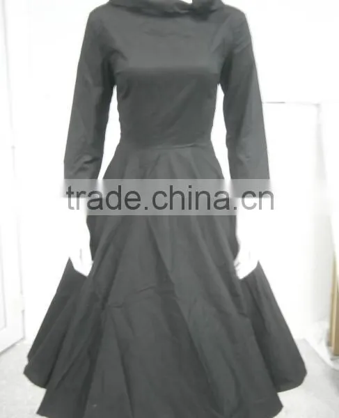 Vintage 1950's Rockabilly Swing Dress Vintage 50s Rockabilly Dress photo-2