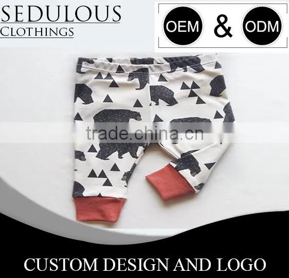 Infant Baby Warm Knitted Leggings With Custom Size and Print photo-4