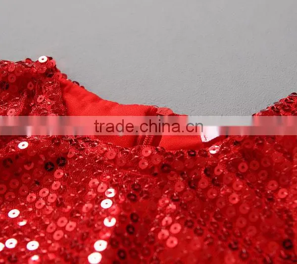 Wholesale Fall New Arrival Sequined Sleeveless Baby Girl Christmas Princess Dress photo-5
