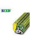 6.2mm AWG 30 - 10 , Rail Mounted Terminal Blocks For Electric Power , Elevator