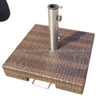 30kgs Square Wicker Umbrella Base With Granite Inside