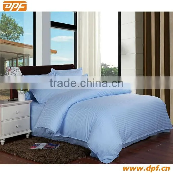 1CM White Stripe Design Hotel Bedding Set 4 Pcs photo-4