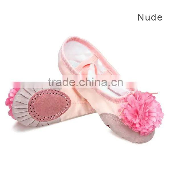 High Quality Soft Canvas Dance Shoes Split Sole Ballet Shoes photo-4