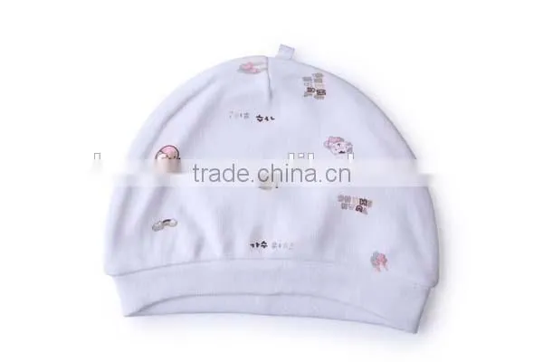 High Quality Kids Beanie Knitted Dot Printed 100% Cotton Baby Hat photo-5