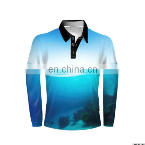 OEM Round Neck Fishing Shirts&polyester Fishing Shirt&quick Dry Fishing Shirts photo-6