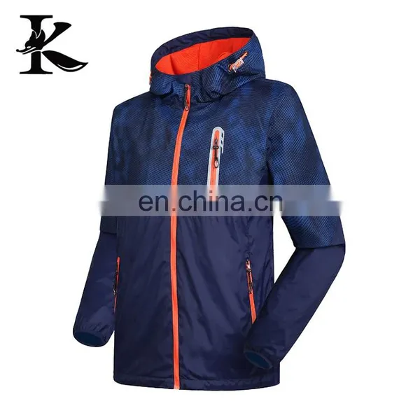 OEM Service for Men's Hooded Windbreaker Jacket 100% Polyester photo-2
