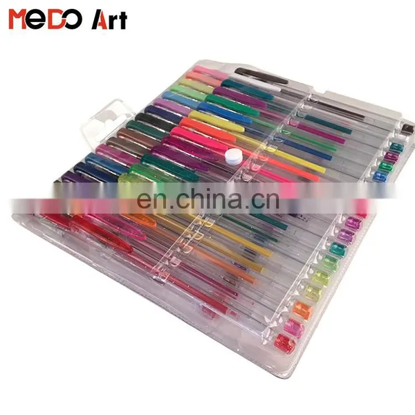 Assorted Colors Unique Pack Gel Pen Set 36 With PVC Bag Free Sample photo-2