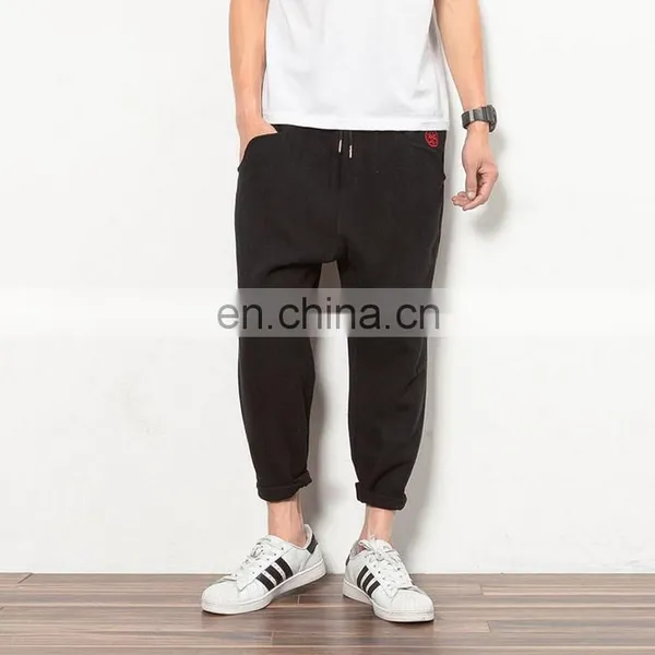 Fashion Mens Casual Long Pants Stylish Jogger Trousers Personalized Haren Pants photo-4