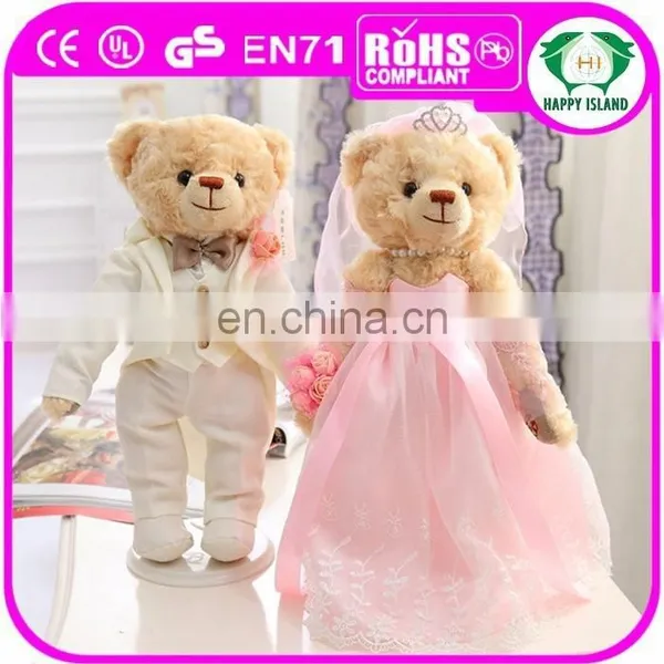 HI CE Sweety Couple Teddy Bear Wedding for Valentine Gifts photo-2