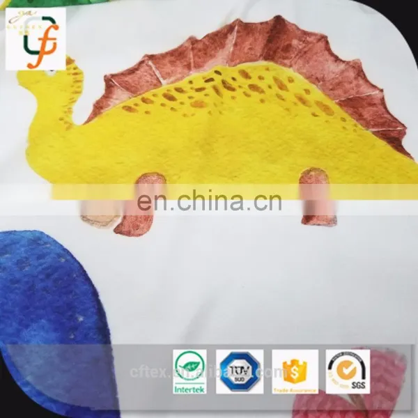 100% Polyester Pigment Printed Knitting Single Jersey Fabric photo-4