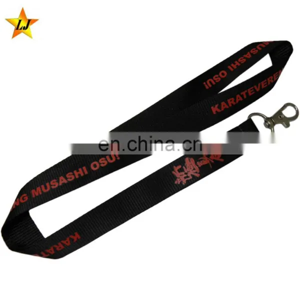 The Lowest Price Fabric String Promotional Sublimation Carabiner Lanyard photo-2