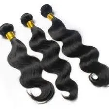 Loose Weave Blonde Natural Hair Line Hand Chooseing 18 Inches Virgin Human Hair Weave photo-3