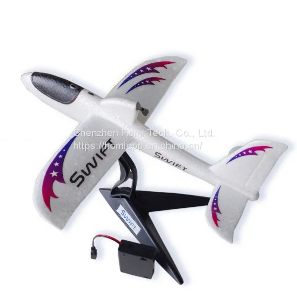 Non-toxic Durable EPP Foam Sticker Battery Charge Glider Airplane For Kids photo-2