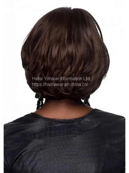 Brown 12 Inches Chin Length Wavy Capless Bob Haircuts photo-3