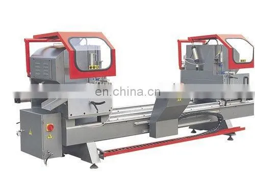 Aluminum Window Profiles CNC Double-head Precision Cutting Saw photo-4