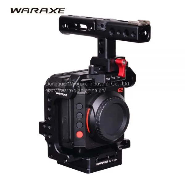 WARAXE CAGE KIT FOR Z CAM E2 Cinema CAMERA WITH NATO Rail Handle Grip photo-2