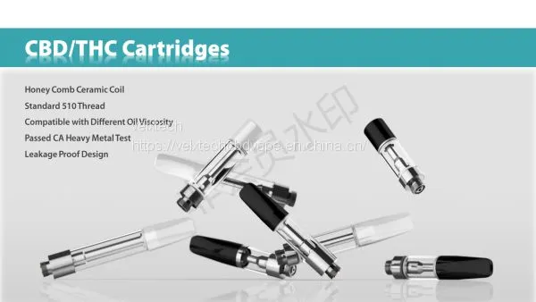 Empty Cbd Oil Cartridges Wholesale Cbd Vaporizer Vape Pen Leakproof Food-grade 0.5ML/1ML 510 Universal CBD Cartridegs photo-3