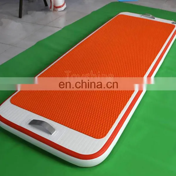 Custom Logo Eco Friendly Inflatable Water Yoga Mat Wholesale Non Slip Foldable Yoga Mat On Water photo-3