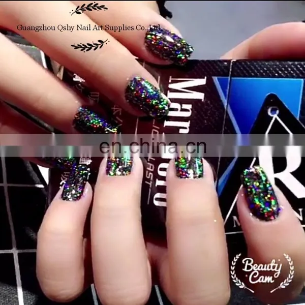 The Sharp Flash Colorful Peacock Nail Art Dipping Powder photo-2