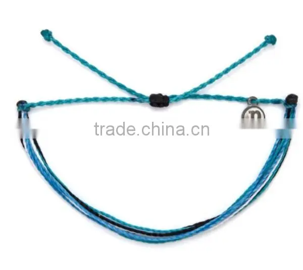 Diy Wax Cord Woven Custom String Bracelets for Friend photo-2