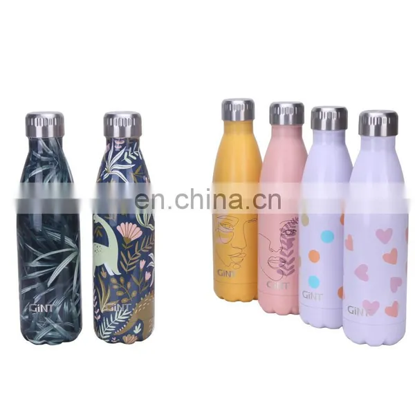 Double Wall Water Bottle Portable Modern Camping Outdoor Sample Stainless Steel Custom Logo Drinking Bottle Tumbler