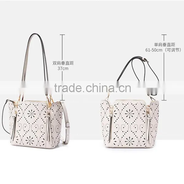 New Fashion Manufacturers Hollow Out Tassels Ladies Tote Bags Handbag for Lady photo-2