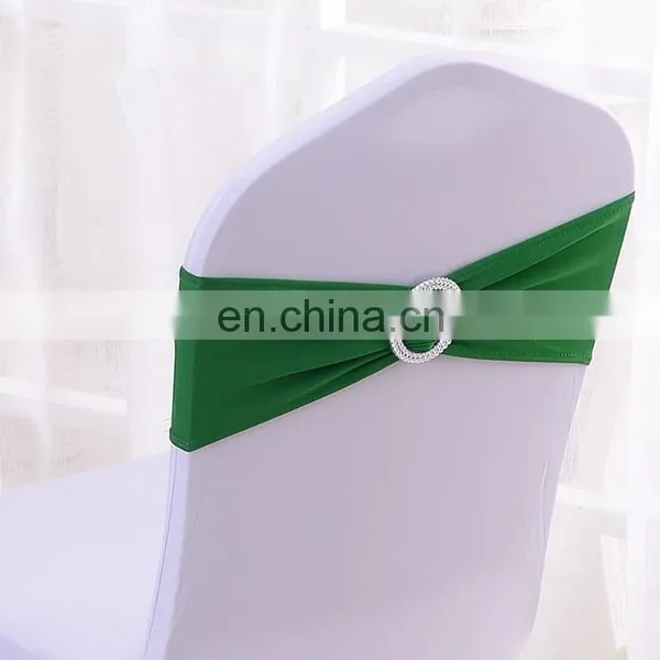 Ready Stock 24 Colors Spandex Wedding Chair Sashes With Buckle Slider photo-4