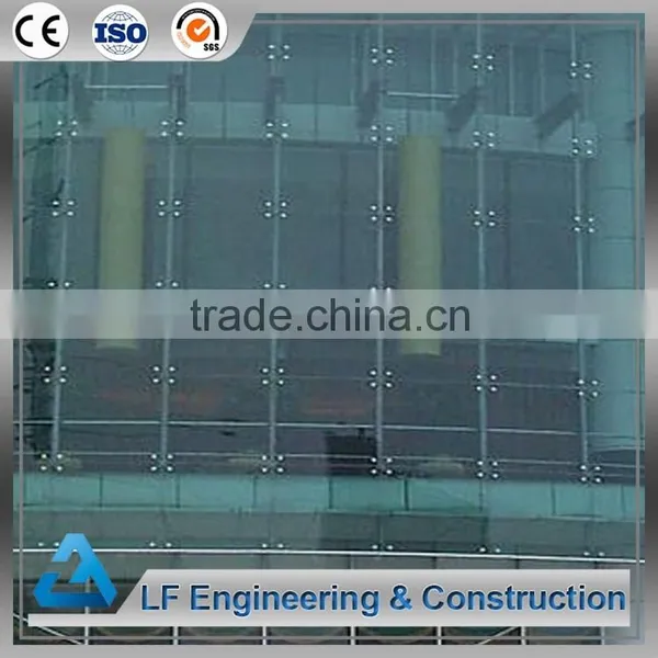Hot Dipped Galvanized Steel Structure Curtain Wall photo-2