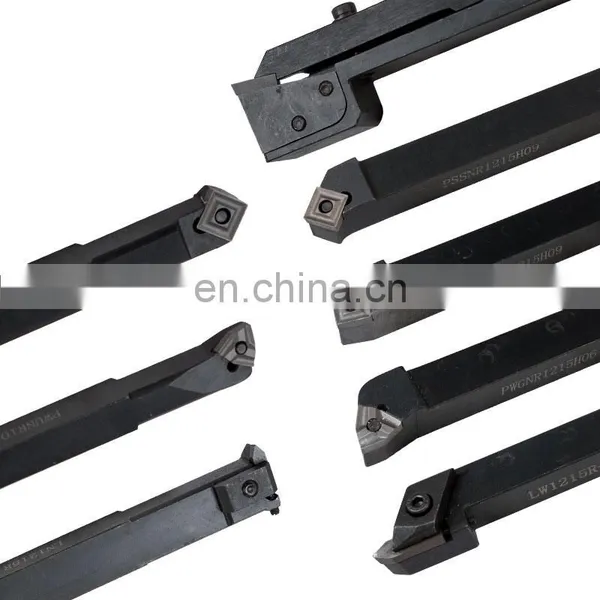 9pcs Indexable Carbide Turning Tools Set Inserts With Holder for Mini Lathe