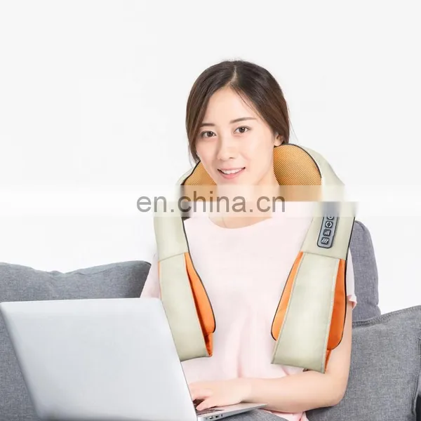 2019 Latest Design Shiatsu Kneading Health Care Electric Neck Back Shoulder Massager photo-3