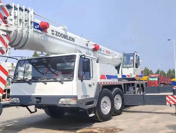 USED 80 Ton ZOOMLION QY80V Truck Crane FOR SALE
