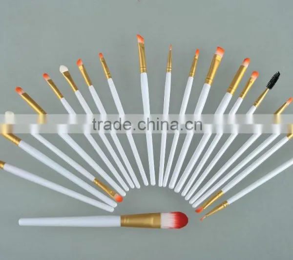 20pcs/set White Professional High Quality Foundation Powder Brush Cosmetics Makeup Brushes photo-2