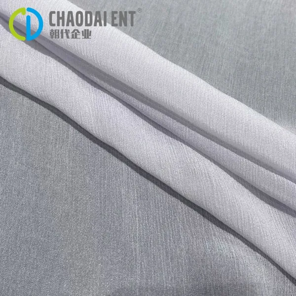 FSC Certified 100% Viscose Pure Smooth Crepe Viscose Fabric For Women's Scarf Or Hijabs photo-3