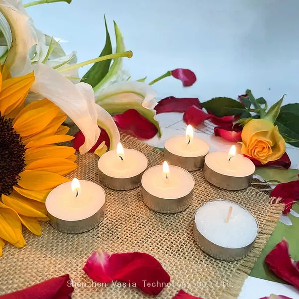 Factory Wholesale Multi Color Smokeless Aromatherapy Paraffin Wax Tealight Candles for Party Decor photo-2