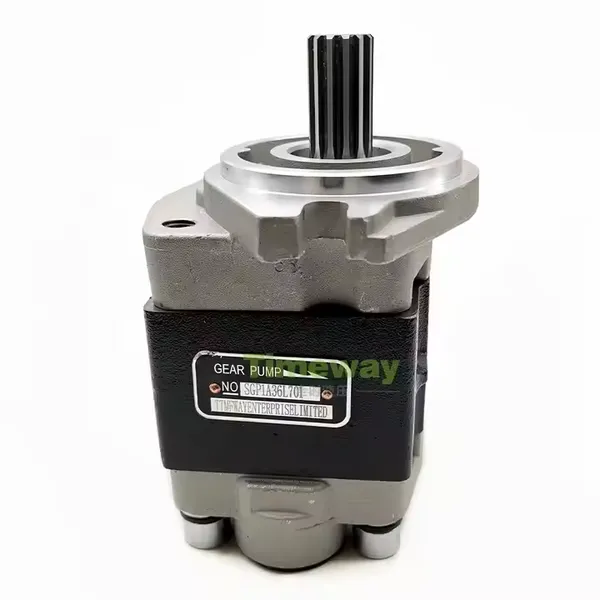 SGP Hydraulic Gear Pump SGP1A36L701 Forklift Hydraulic Oil Pump High Pressure Gear Oil Pump Spline Shaft 13Teeth-21.8mm photo-4
