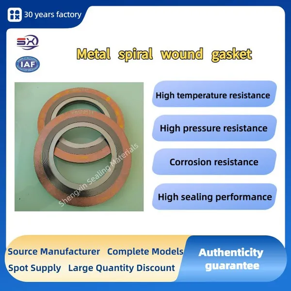 Filled Graphite Spiral Wound Gasket With Inner/Outer Ring: Conforming to ASME/JIS/DIN Standards photo-4