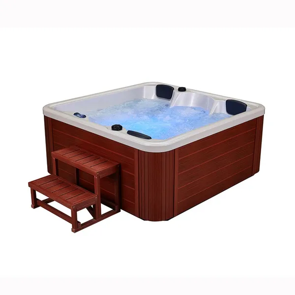 BeninAcrylic Rectangular Whirlpool Bath TubHydromassageeffectivelyrelievesmusclefatigue.